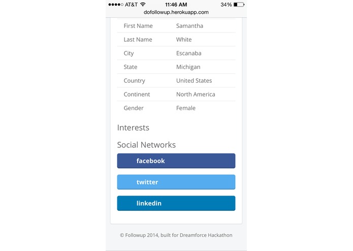 Followup – screenshot 8