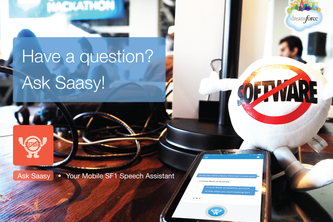 Ask 'Saasy' your mobile Salesforce1 Speech Assistant