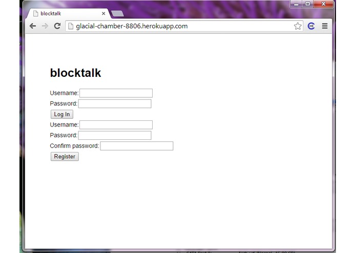blocktalk – screenshot 1