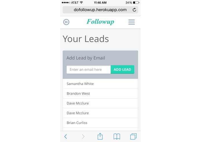 Followup – screenshot 8