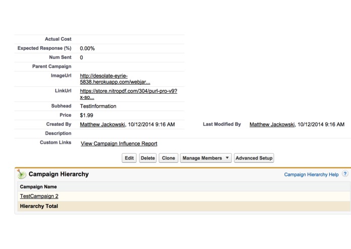 Campaign2Mobile – screenshot 2
