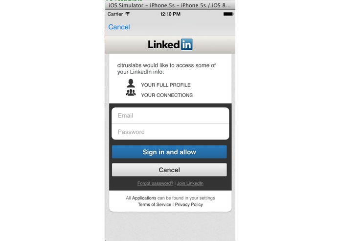 SalesLink – screenshot 1