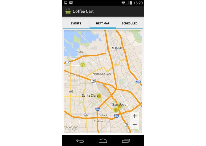 Coffee Cart Mobile app – screenshot 4