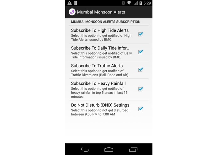 Mumbai Monsoon Alerts – screenshot 7