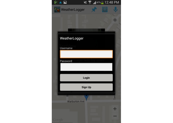 Weather Logger – screenshot 1