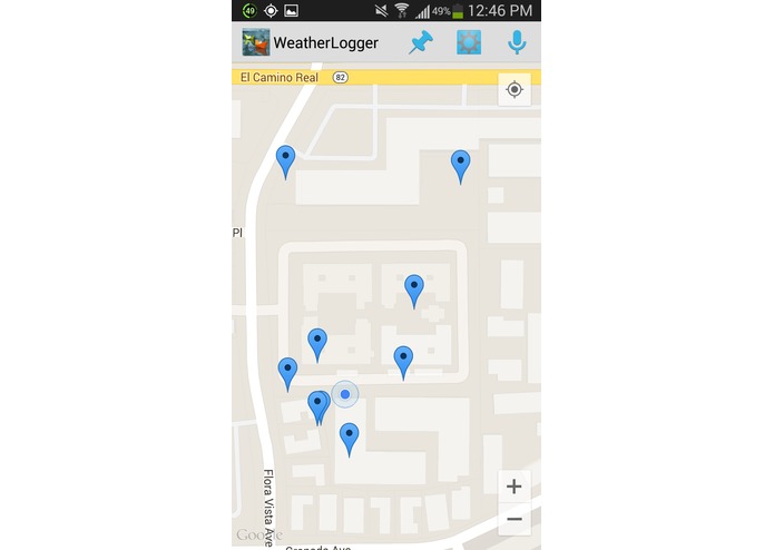 Weather Logger – screenshot 2