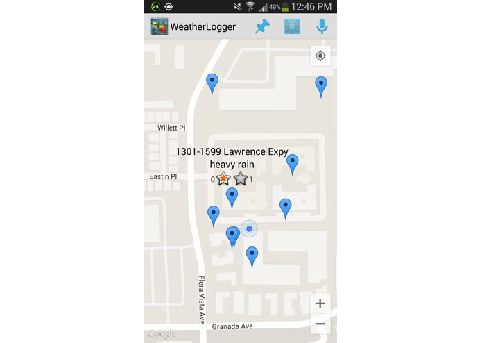 Weather Logger – screenshot 3