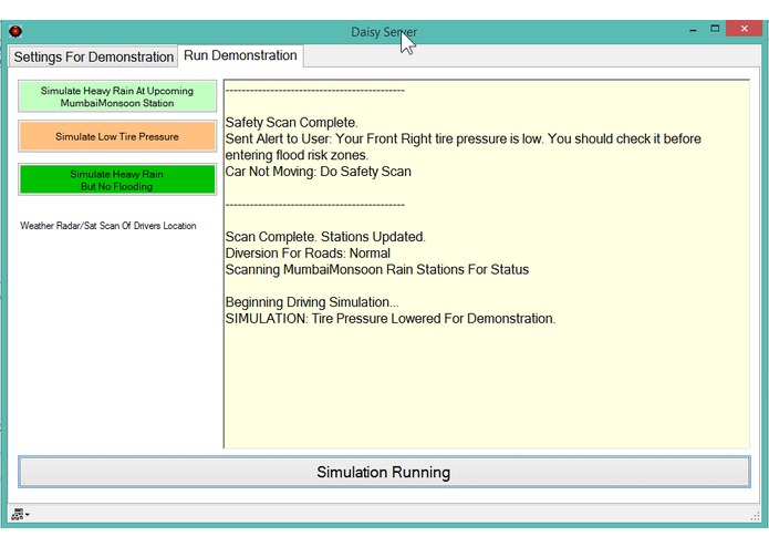 DaisyAI-Ford OpenXC Mumbai Monsoon Safety – screenshot 1