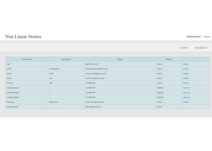   my news portal – screenshot 1