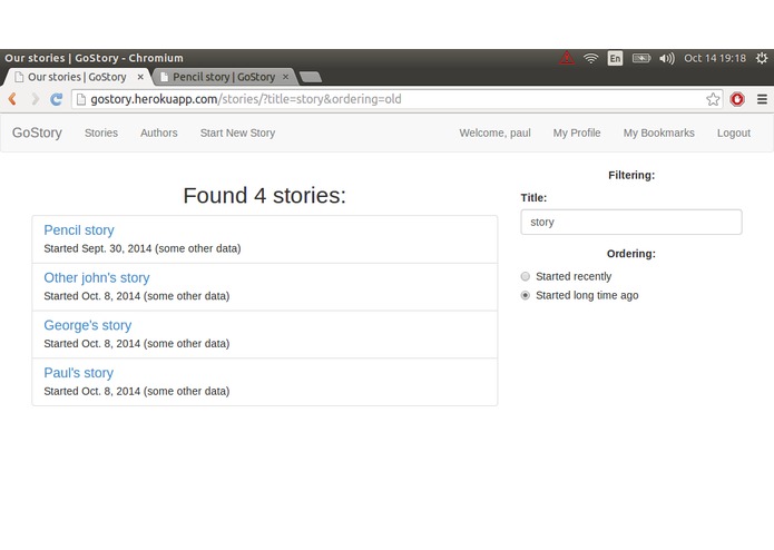GoStory – screenshot 2