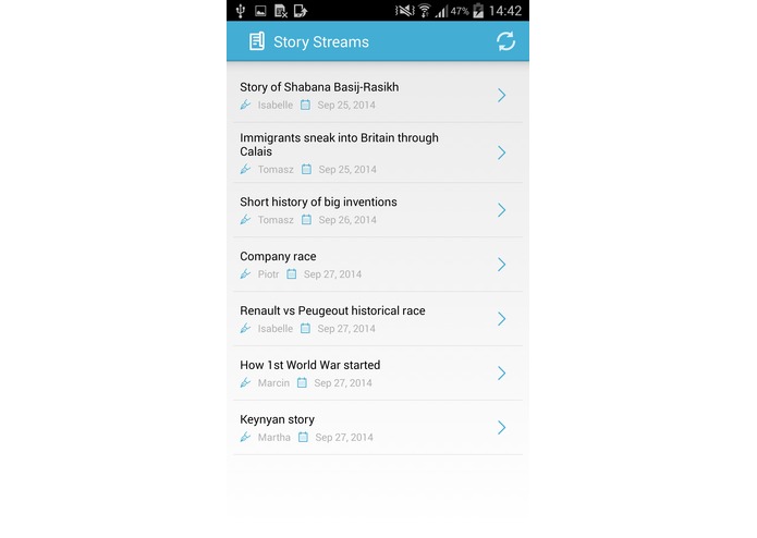 Story Streams – screenshot 3