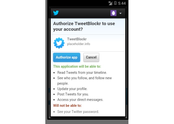Twitter Filtr – screenshot 2