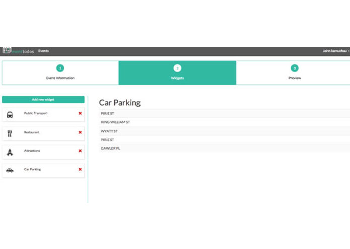 Event Todos – screenshot 1