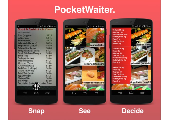 Pocket Waiter – screenshot 1