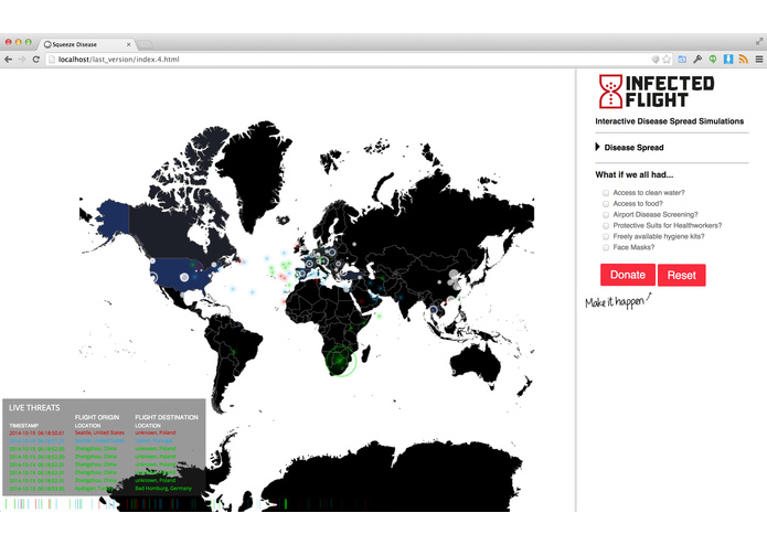 Infected Flight - Disease Mapper – screenshot 9