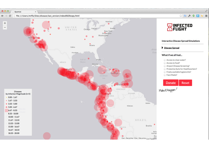 Infected Flight - Disease Mapper – screenshot 10