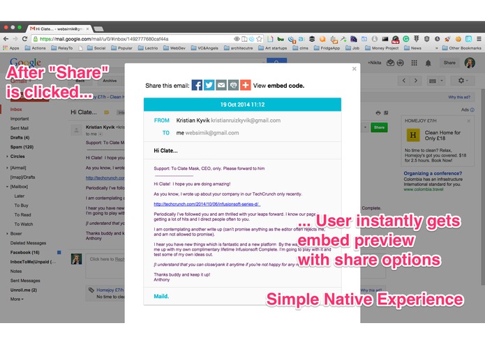 Maild.co – screenshot 3