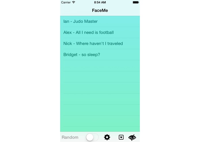 FaceMe – screenshot 1