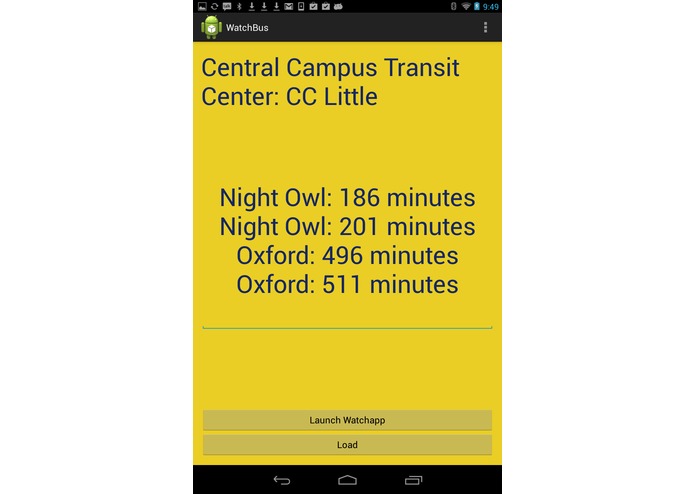 WatchBus – screenshot 1