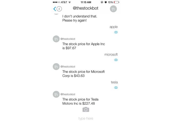 TheStockBot – screenshot 1