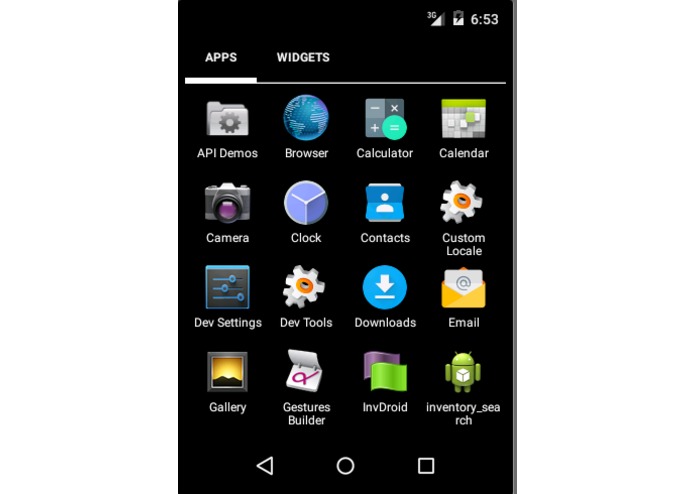 InvDroid – screenshot 1
