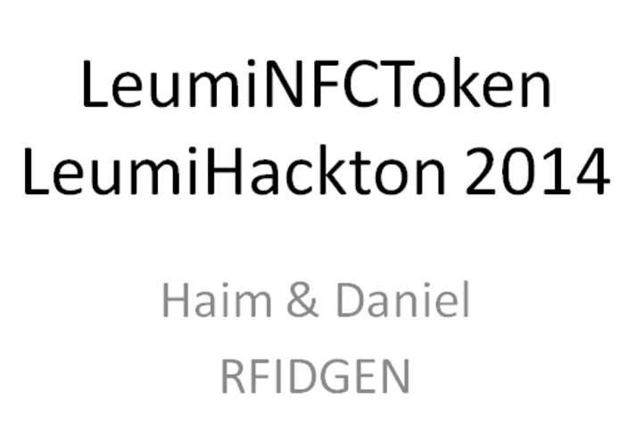 LeumiNFCToken – screenshot 1