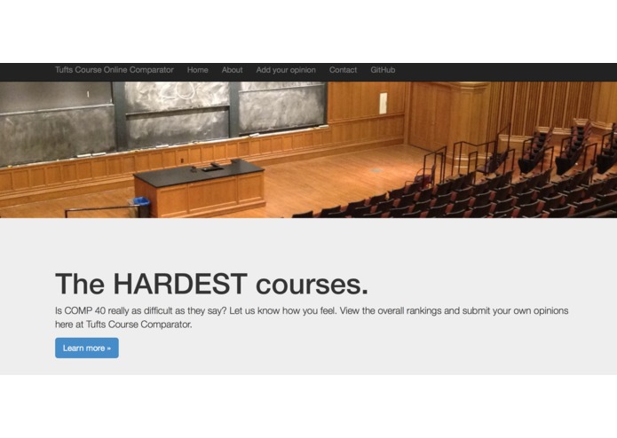 Tufts Course Online Comparator (TCOC) – screenshot 6