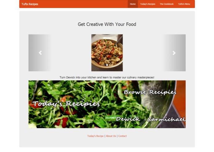 Tufts Recipes – screenshot 1