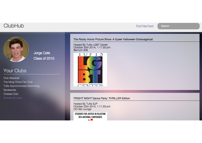 ClubHub – screenshot 1