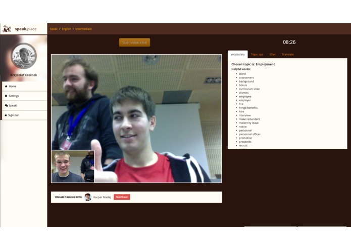 speak.place – screenshot 5