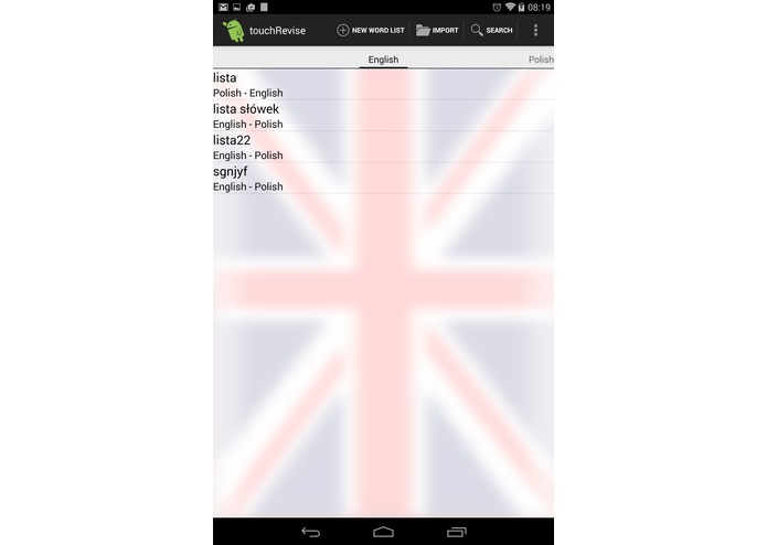 touchRevise – screenshot 2