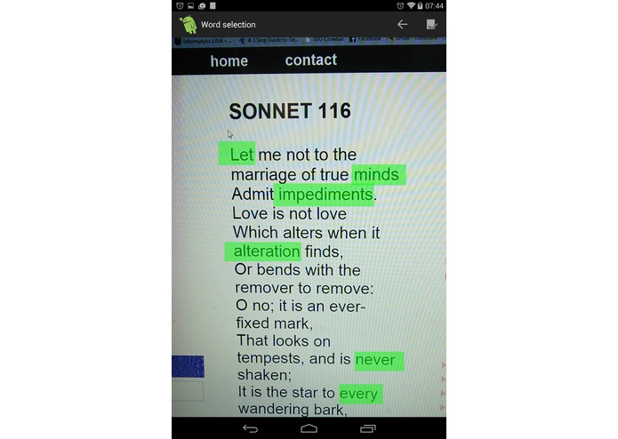 touchRevise – screenshot 3