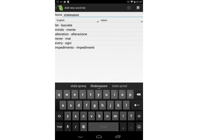 touchRevise – screenshot 5