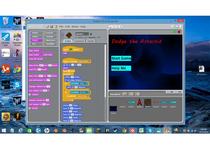 Dodge the Asteroid Arcade Game – screenshot 2