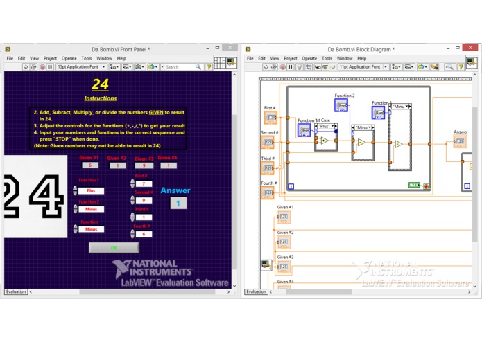 Virtual 24 Game – screenshot 1