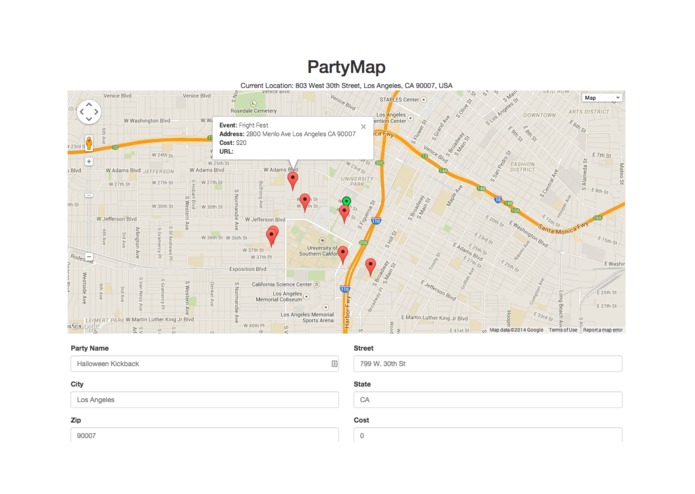 PartyMap – screenshot 1