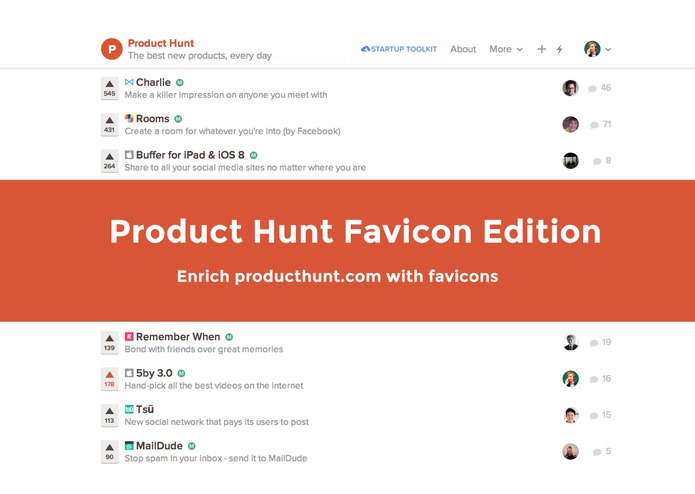 Product Hunt Favicon Edition – screenshot 1