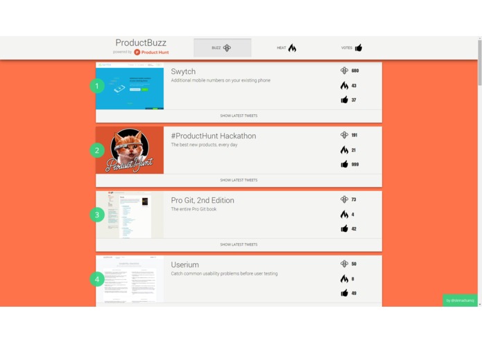 ProductBuzz – screenshot 1