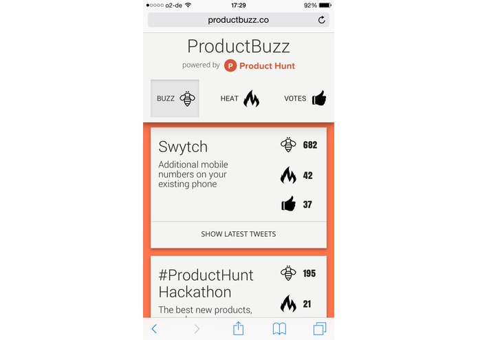 ProductBuzz – screenshot 5