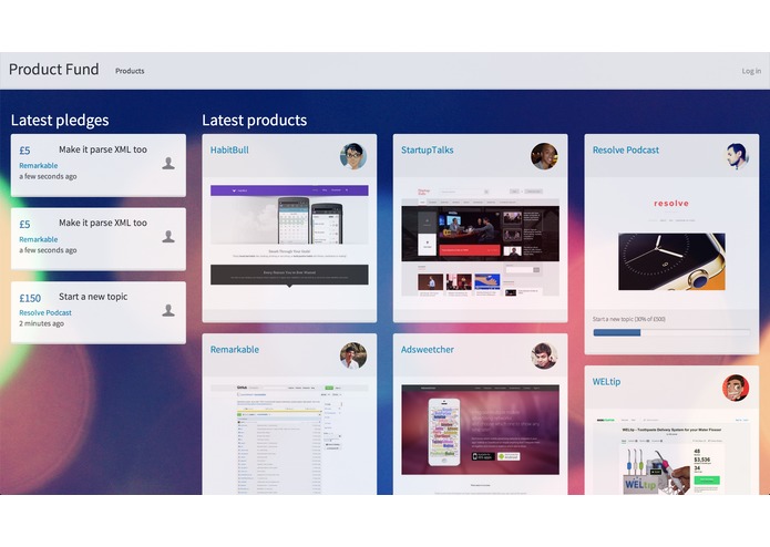 Product Fund – screenshot 4