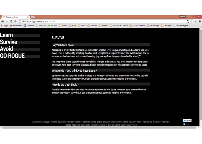 EbolApocalypse.me – screenshot 4