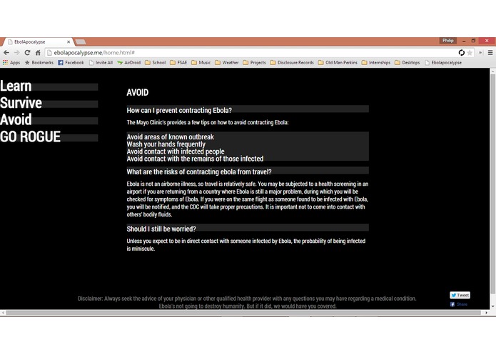 EbolApocalypse.me – screenshot 5