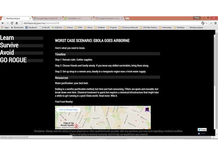 EbolApocalypse.me – screenshot 6