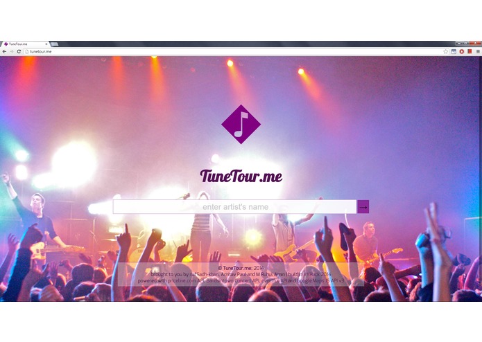 TuneTour.me – screenshot 1