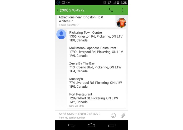 smsNOW (Table 48) – screenshot 1