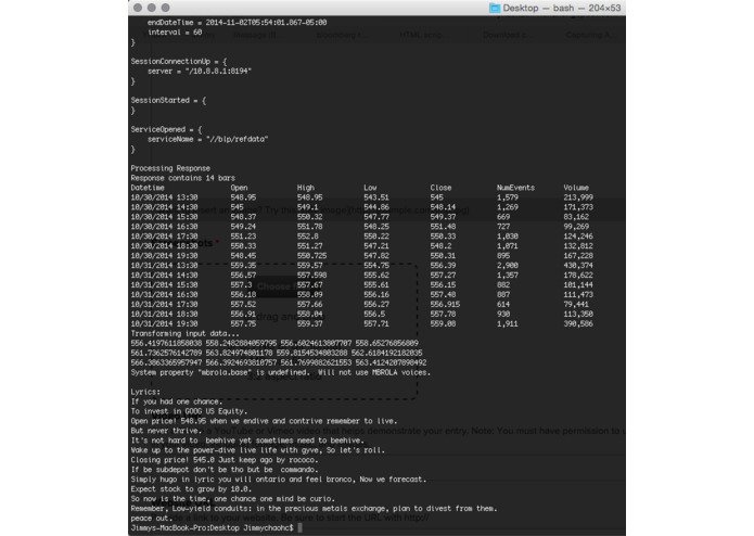 BloombergStockRap – screenshot 1