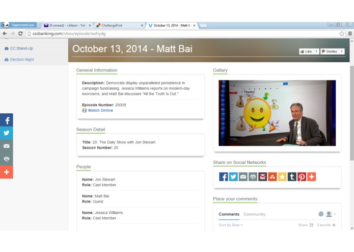 Viacom Box - Yhack 2014 – screenshot 5