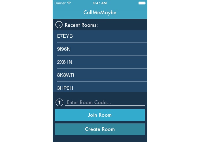 CallMeMaybe – screenshot 1