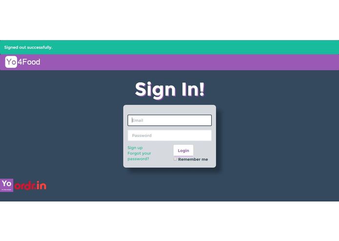 Yo4Food – screenshot 1