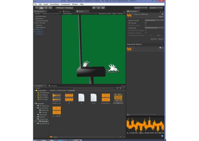 Virtual Theremin Machine (VTM) – screenshot 1